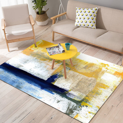 BowLift | Simplicity Parlour Carpet Brushstroke Pattern Carpet Polyester Machine Washable Non-Slip Back Pet Friendly Carpet