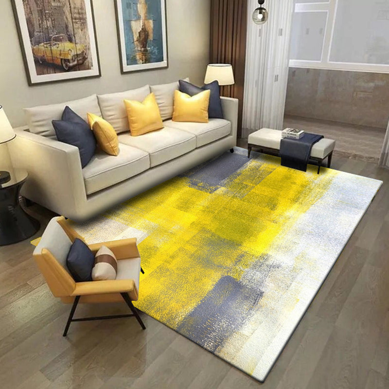 BowLift | Simplicity Parlour Carpet Brushstroke Pattern Carpet Polyester Machine Washable Non-Slip Back Pet Friendly Carpet