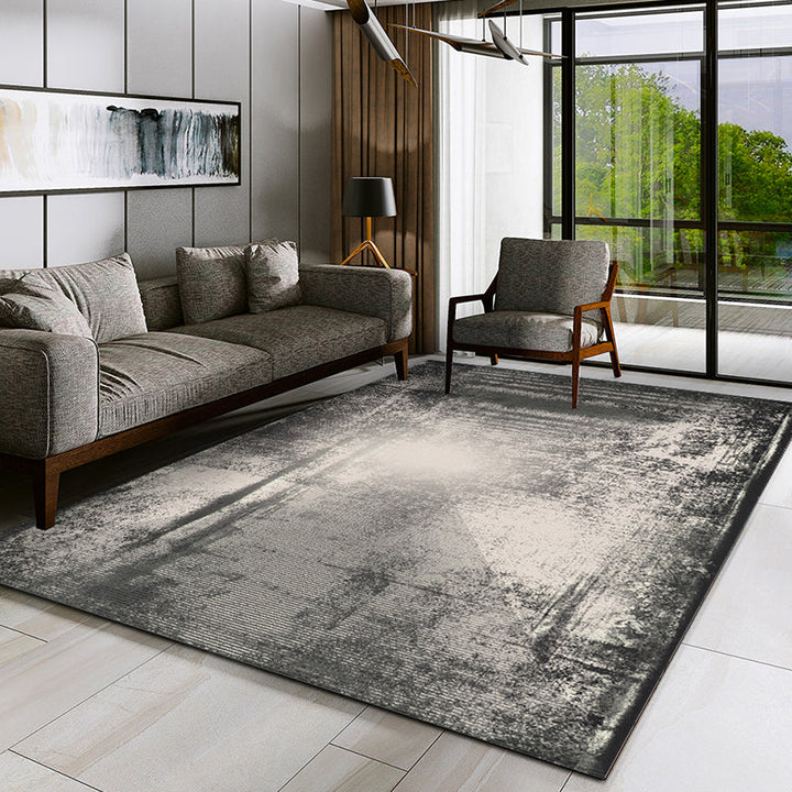 BowLift | Multicolored Parlor Carpet Modern Abstract Carpet Polyester Machine Washable Non-slip Back Area Rug