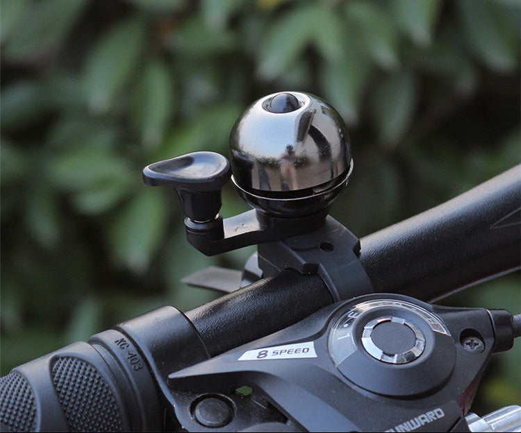compact adjustable bicycle bell with quick-release silicone strap Bowlift