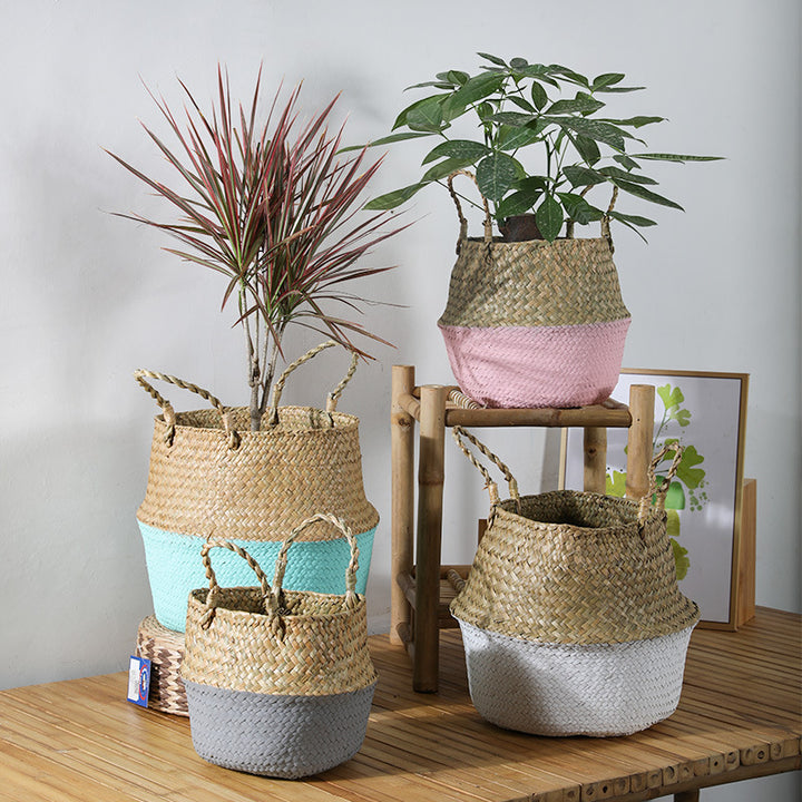 Bohemian Woven Storage Basket Bowlift