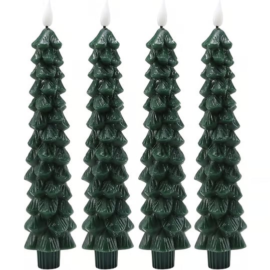 BowLift | LED Christmas Candle | Musical Flameless Candlelight | Holiday Decoration for Warm Ambience