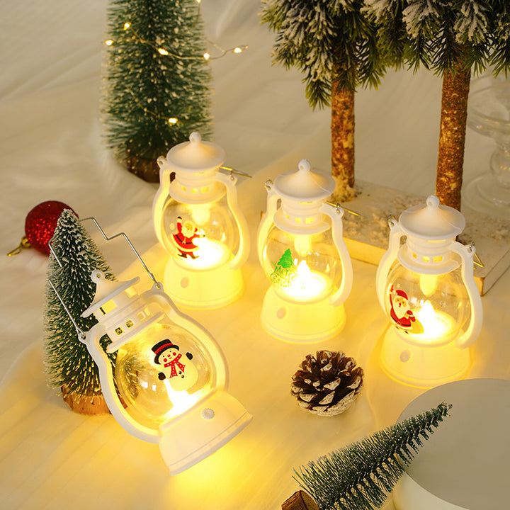 LED decorative light, plastic, cylindrical