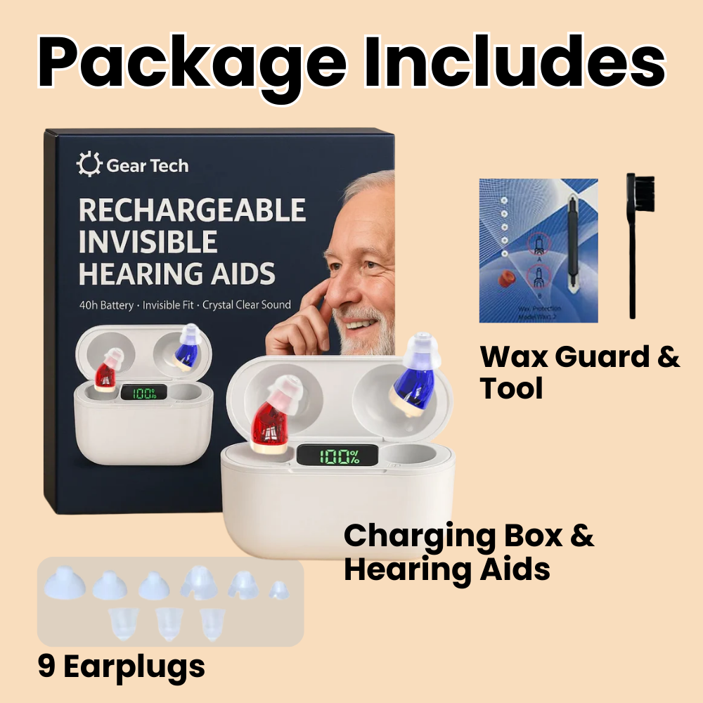 BowLift | Invisible Rechargeable Hearing Aids UK – Discreet In Ear Hearing Aids for Clear Sound & Comfort | Small Hidden Hearing Aid