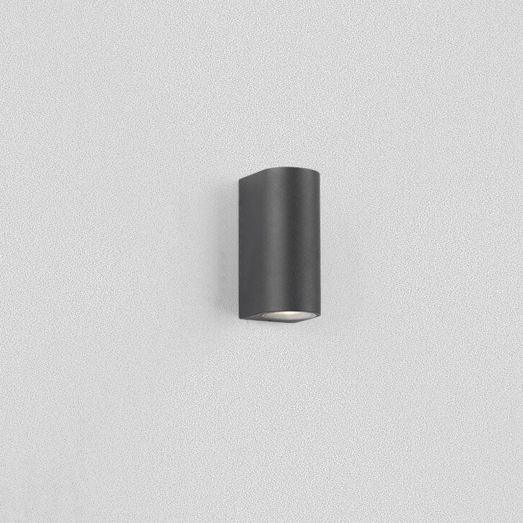 Modern Simple Outdoor Waterproof Aluminum Glass Cylinder 2-Light Wall Sconce Lamp | Bowlift