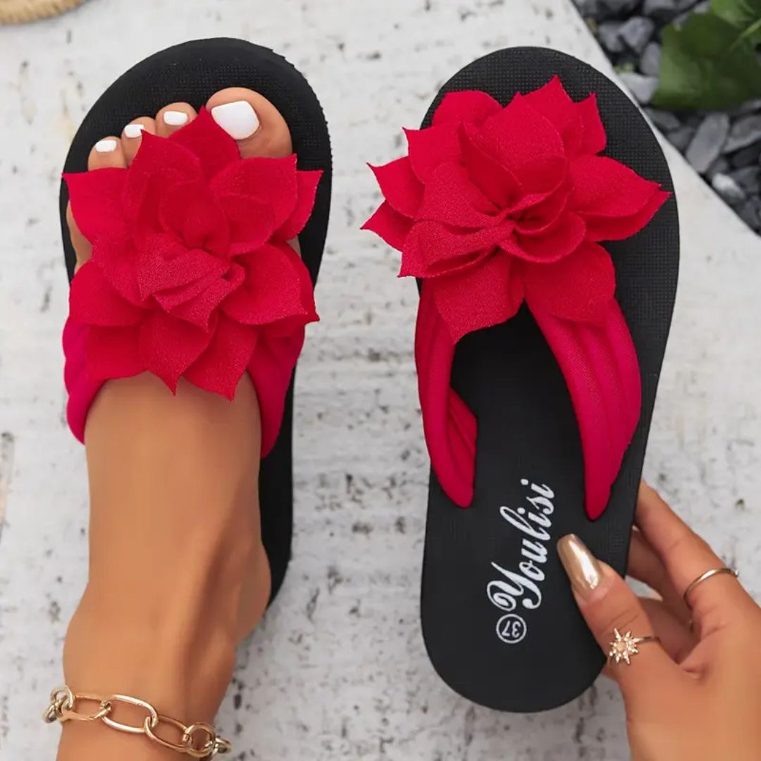 Floriva – Women's Floral Flip-Flops