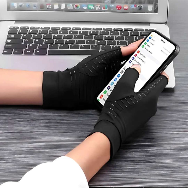 ArthriFlex Compression Gloves for Arthritis Relief | Daily Use - Improved Comfort Bowlift