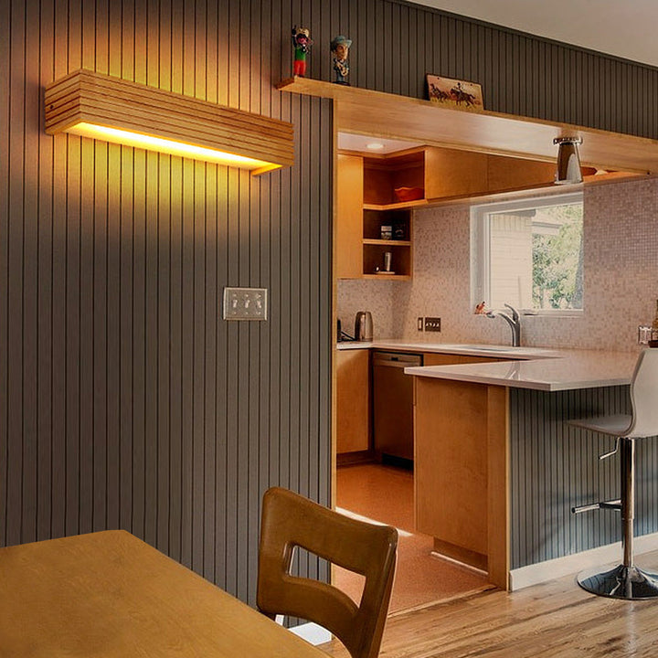 BowLift | Wooden Wall Lights for Bathroom Mirrors – Stylish Functional Illumination for Home Decor & Vanity Lighting
