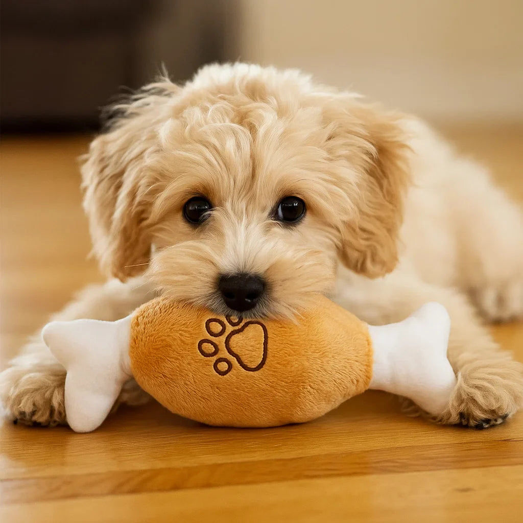 BowLift | Dog Toy Plush Squeaky Chew Animal