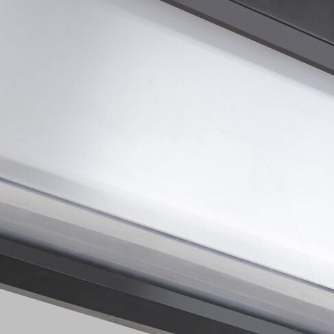 Modern Minimalist Solar Rectangle PC LED Outdoor Wall Sconce Lamp For Outdoor Patio | Bowlift