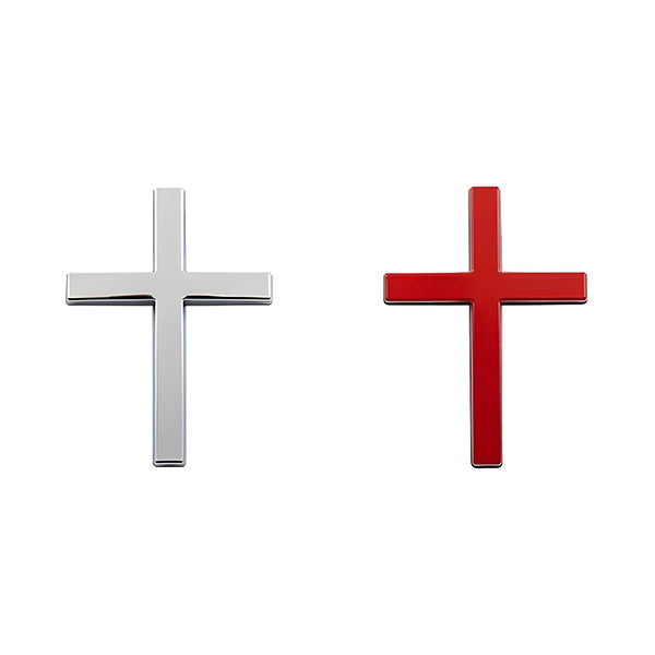 BowLift | ️ 3D Cross Metal Jesus Christ Cross Badge StickerCar Anti-Scratch Sticker