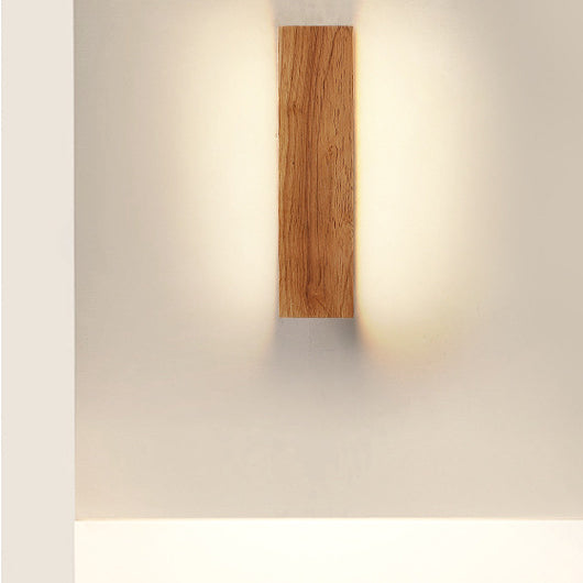 BowLift | OakBeam | Minimalist Solid Wood LED Wall Light