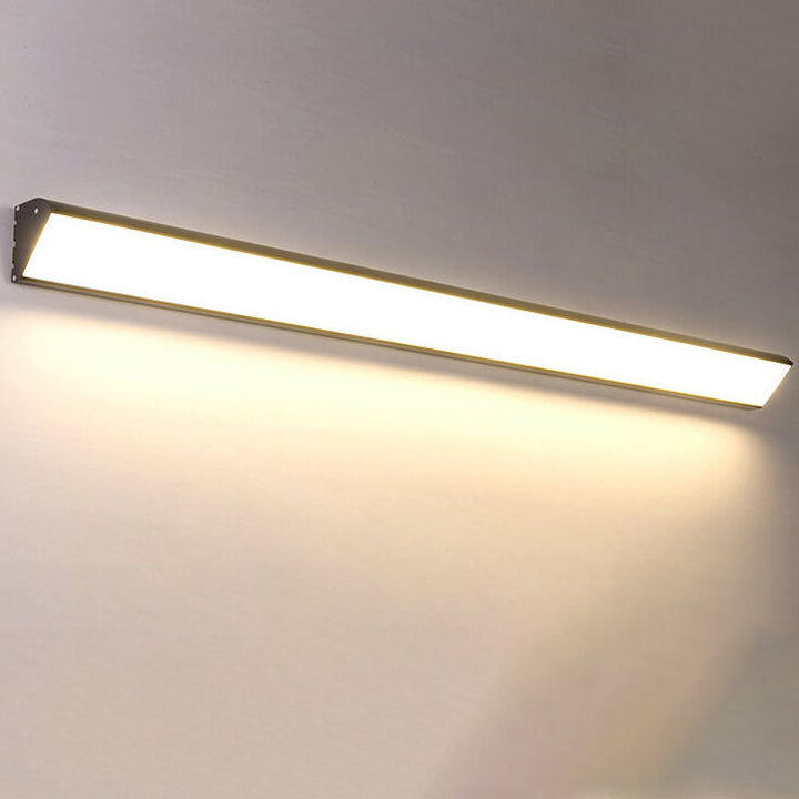 Modern Outdoor Long Bar Aluminum Acrylic Waterproof LED Wall Sconce Lamp | Bowlift