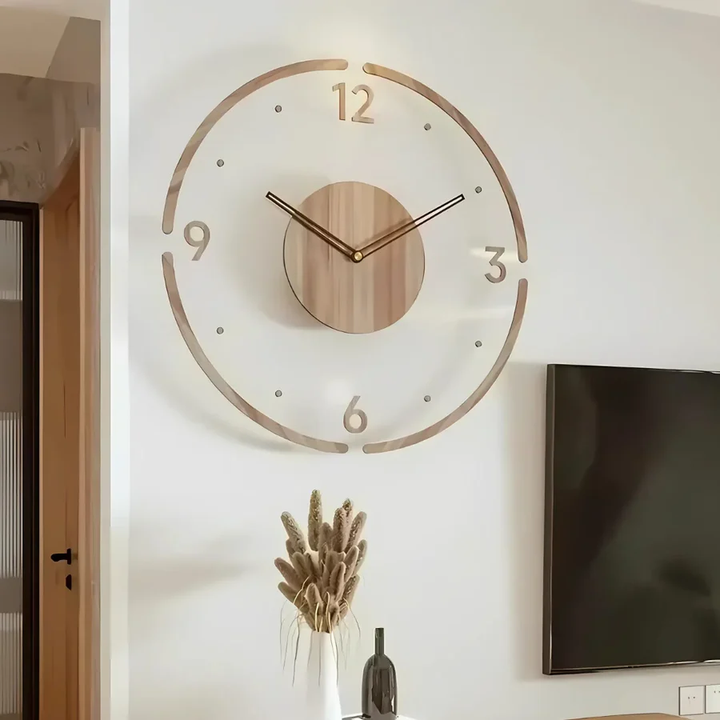 BowLift | Nordic Silent Wooden Wall Clock