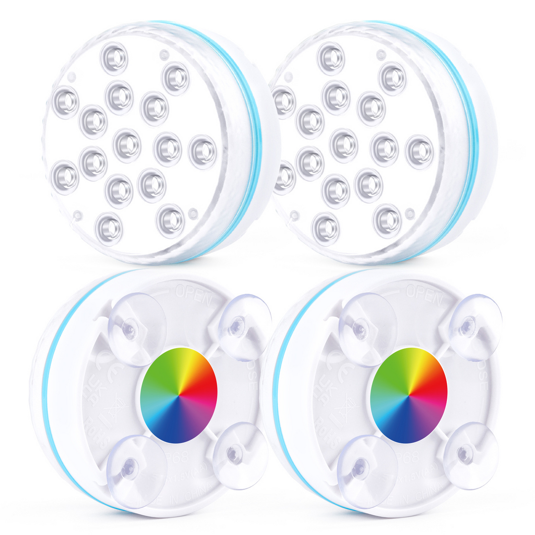 BowLift | Underwater LED light with remote control – RGB multicolor pool lighting for bathrooms and ponds