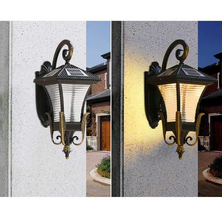 European-style Retro Aluminum Waterproof Outdoor 1-Light Wall Sconce Lamp | Bowlift