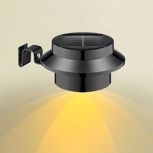 Solar Cylinder LED Outdoor Waterproof Fence Wall Sconce Lamp | Bowlift