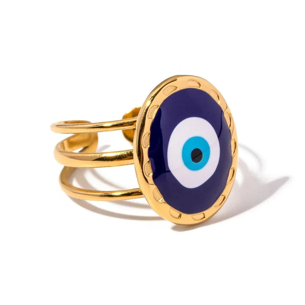 BowLift | 18k Bohemian Evil Eye Rings