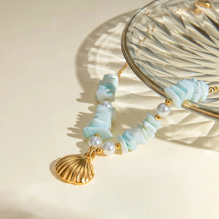 BowLift | 18k Boho Oceanic Sea Shell Necklaces