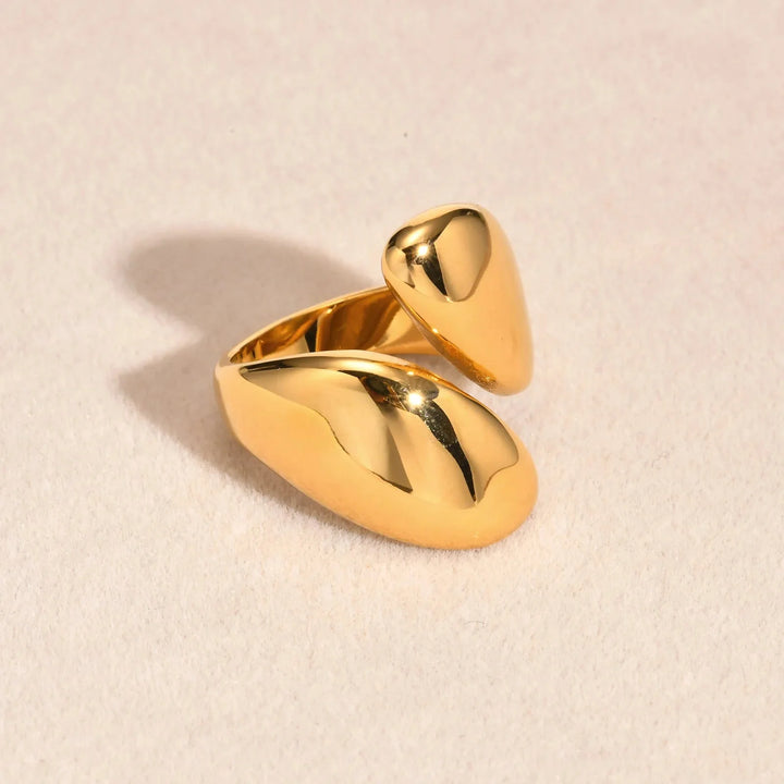 BowLift | 18k Chunky Droplet Wrap Around Ring
