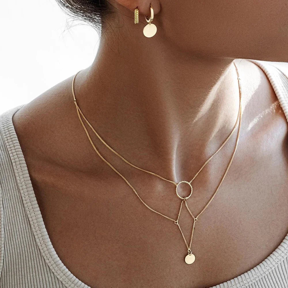 BowLift | 18k Dainty Layered Constellation Necklace