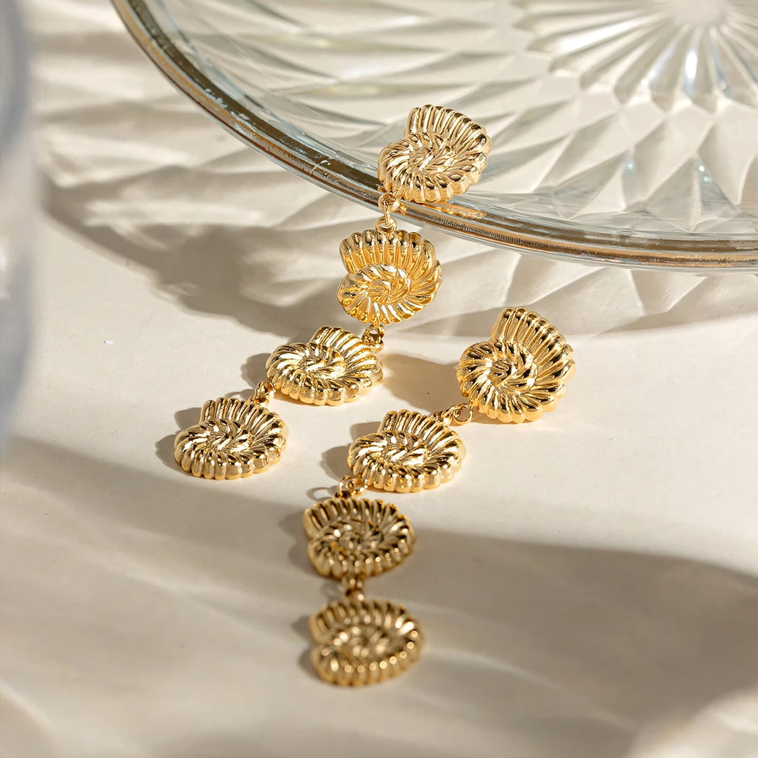 BowLift | 18k Dangling Shells Tropical Earrings