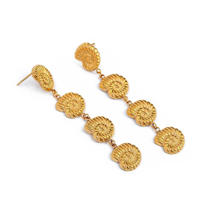 BowLift | 18k Dangling Shells Tropical Earrings