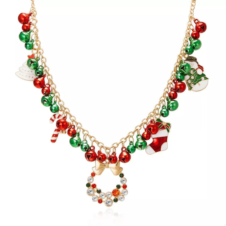BowLift | 18K Gold-Plated Christmas Charm Necklace