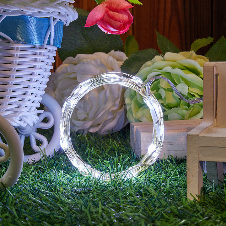 Flexible LED Copper Wire String Lights for Creative Decorations