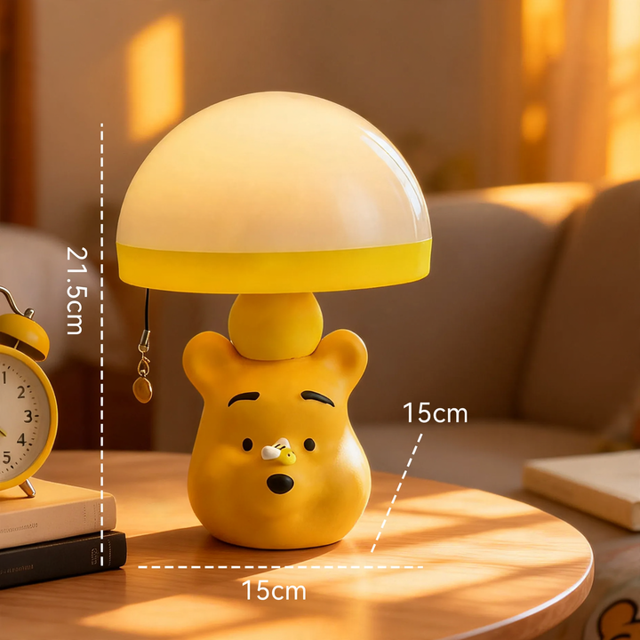 Table lamp bear, cartoon design