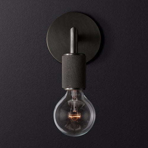 BowLift | Wall Light Brass Metal Double Bulb Sconce