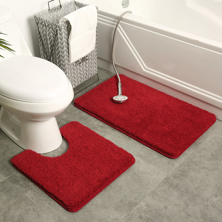 Luxurious Memory Foam Bathroom Rug Set Bowlift