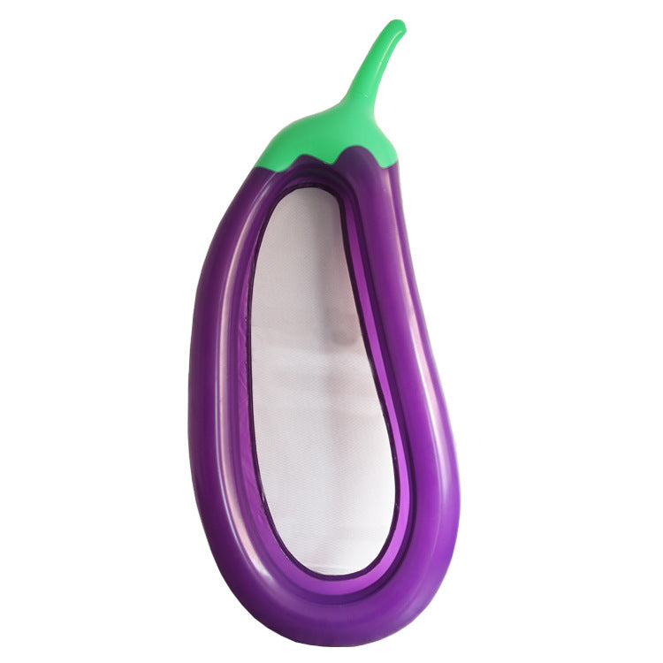 Women's Inflatable Swimming Ring with Eggplant Design Bowlift