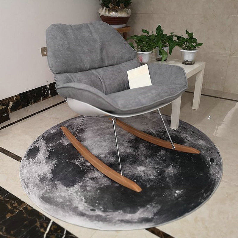 BowLift | Dark Industrial Area Rug Synthetic Abstract Oil Painting Print Rug Stain Resistant Carpet for Home Decor