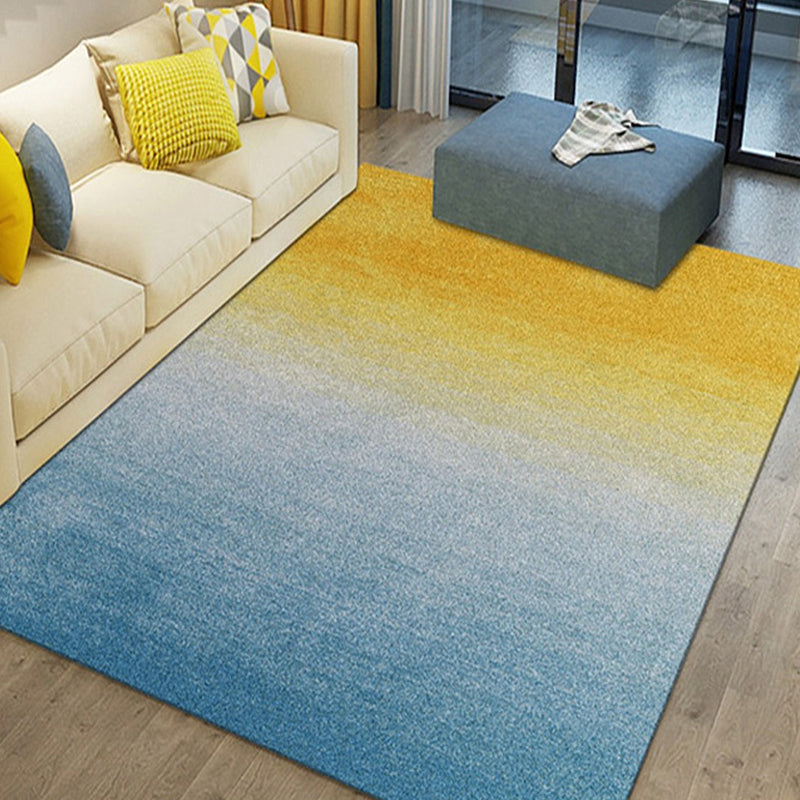 Gradient Color Rug Home Area Rug Simplicity Unpatterned Rug Synthetic Non-Slip Mat Indoor Rug | Bowlift
