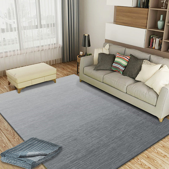 Gradient Color Rug Home Area Rug Simplicity Unpatterned Rug Synthetic Non-Slip Mat Indoor Rug | Bowlift