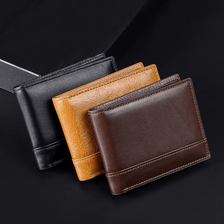 Sophisticated Leather Bi-Fold Wallet