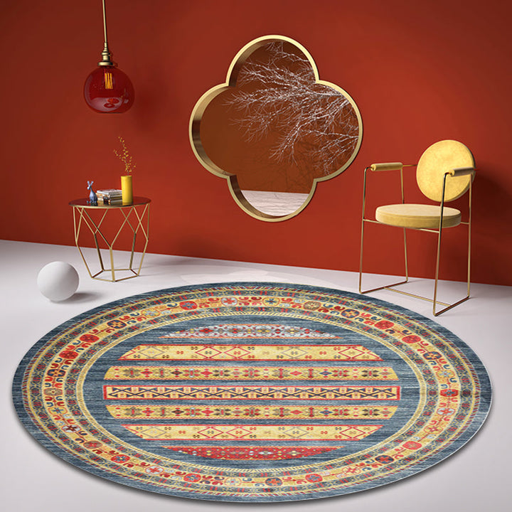 Shabby Tribal Rug Pastel Moroccan Rug Polypropylene Pet-Friendly Non-Slip Rug for the Living Room | Bowlift