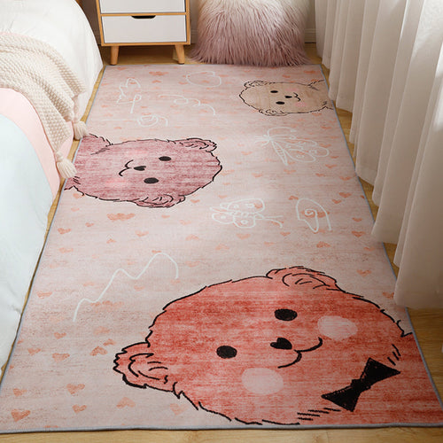 BowLift | Fun Cartoon Rug Soft Colors Fairy Tale Rug Machine Wash Non-Slip Rug for Children's Room