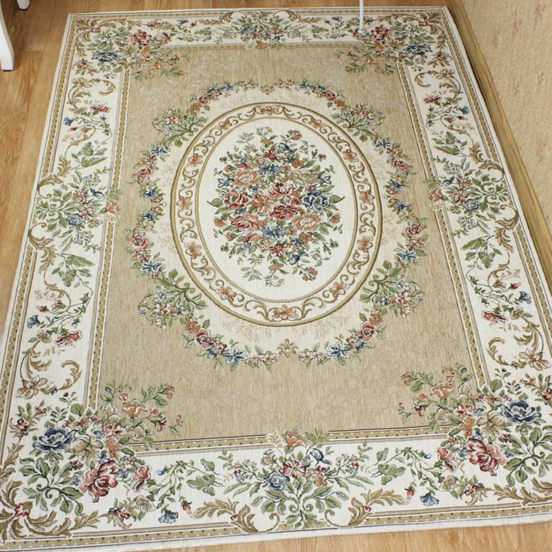 BowLift | Bud printed rug polyester traditional indoor rug non-slip washable pet-friendly rug for living room