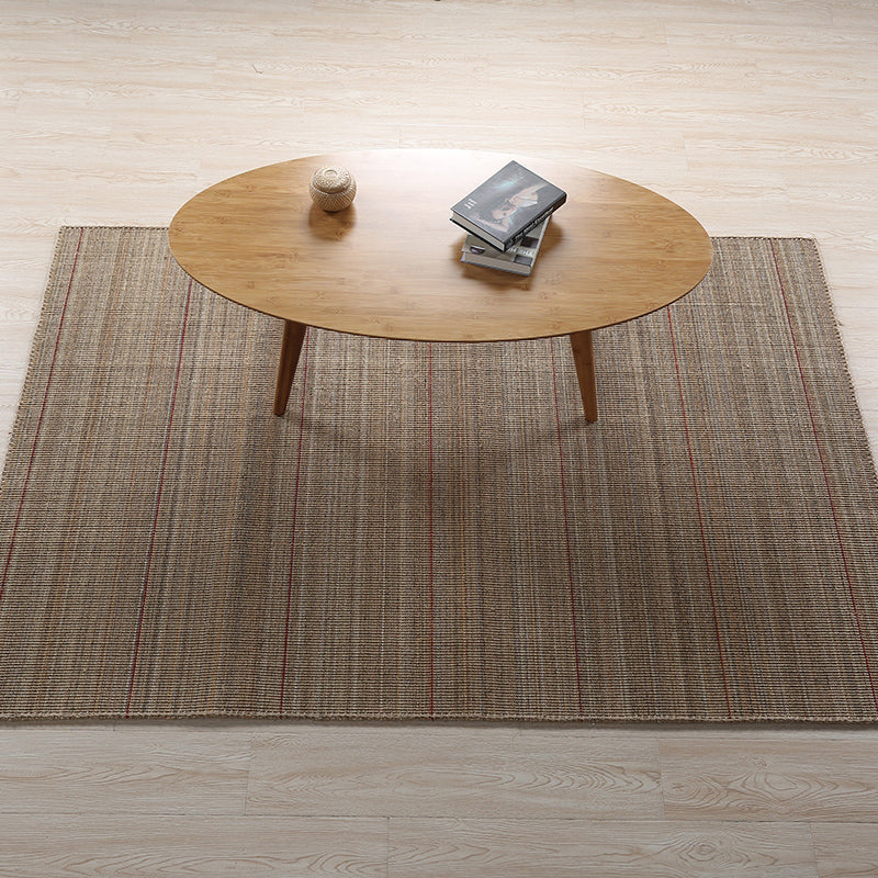 BowLift | Simple Rural Rug Brown Solid Color Rug Pet Friendly Washable Non-Slip Rug for the Living Room