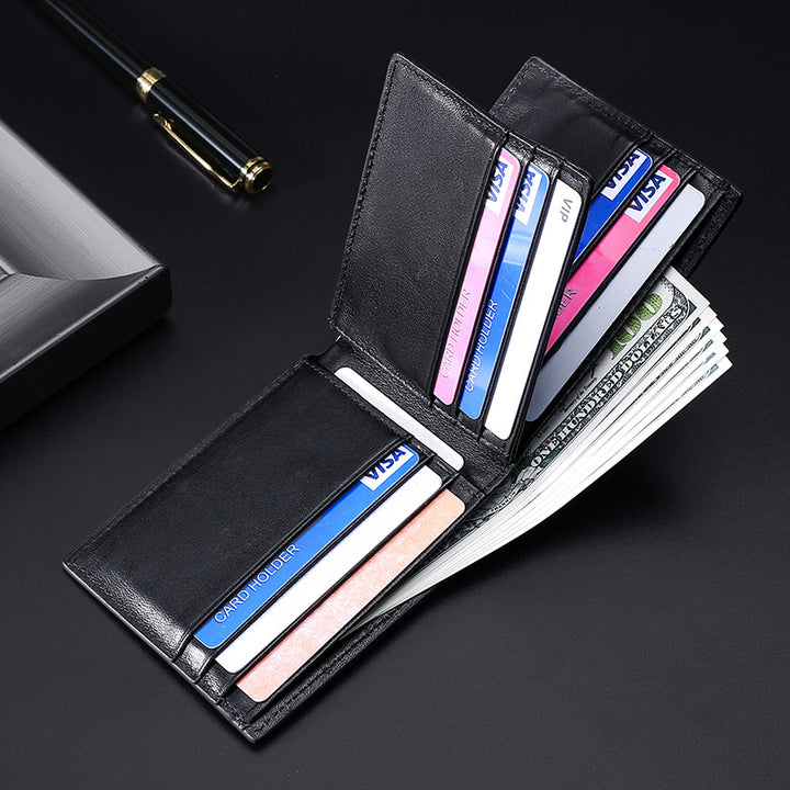 Sophisticated Leather Bi-Fold Wallet