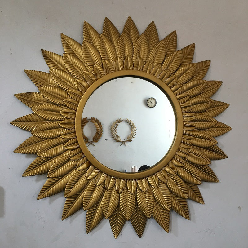 Sunburst Decorative Wall Mirror Bowlift