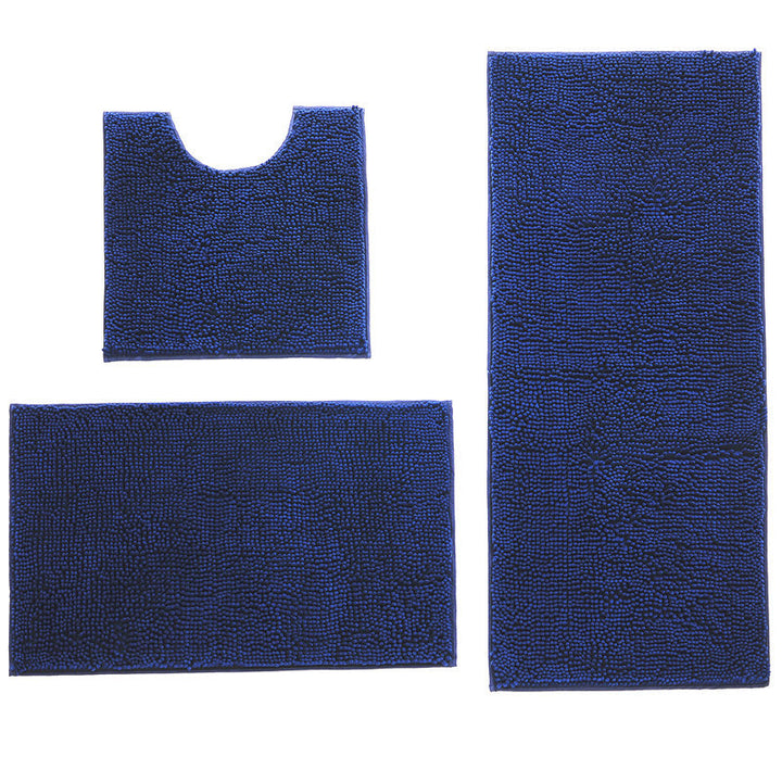 Luxurious Microfiber Bathroom Mat Set Bowlift