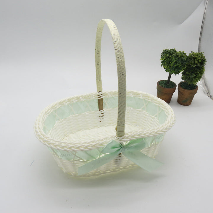 Decorative Handwoven Easter Basket Bowlift