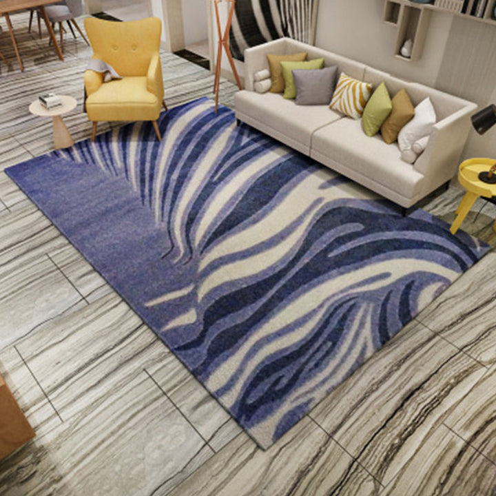 Creative abstract rug multicolored modernism rug polyester pet-friendly washable non-slip rug for the bedroom | Bowlift
