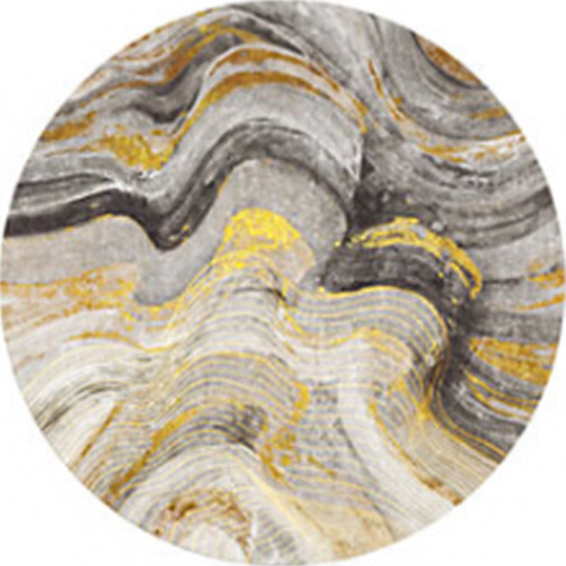 BowLift | Creative Northern Rug Multi Color Marble Geometric Shapes Carpet Stain-Resistant Pet-Friendly Rug for Living Room