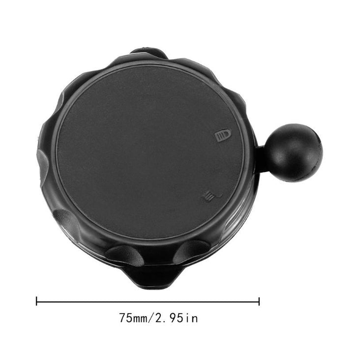 Universal car phone mount with suction cup and adjustable ball joint Bowlift