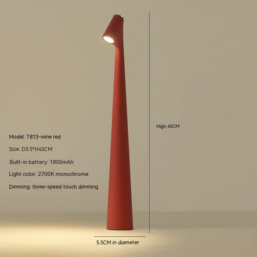 BowLift | Table Lamp Modern Red Metal LED Light