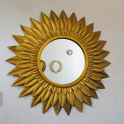 Sunburst Decorative Wall Mirror Bowlift